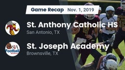 Recap: St. Anthony Catholic HS vs. St. Joseph Academy  2019