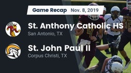 Recap: St. Anthony Catholic HS vs. St. John Paul II  2019