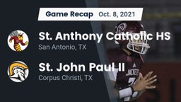 Recap: St. Anthony Catholic HS vs. St. John Paul II  2021