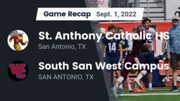 Recap: St. Anthony Catholic HS vs. South San West Campus 2022