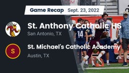 Recap: St. Anthony Catholic HS vs. St. Michael's Catholic Academy 2022