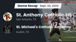 Recap: St. Anthony Catholic HS vs. St. Michael's Catholic Academy 2023