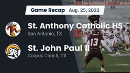 Recap: St. Anthony Catholic HS vs. St. John Paul II  2023