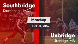 Matchup: Southbridge vs. Uxbridge  2016