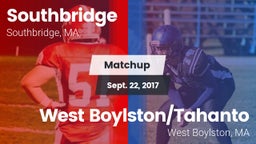 Matchup: Southbridge vs. West Boylston/Tahanto  2017