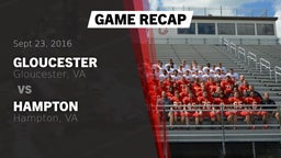 Recap: Gloucester  vs. Hampton  2016