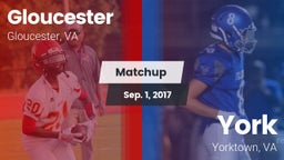Matchup: Gloucester vs. York  2017