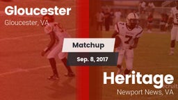 Matchup: Gloucester vs. Heritage  2017
