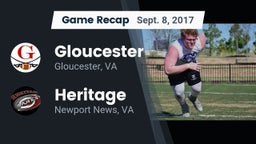 Recap: Gloucester  vs. Heritage  2017