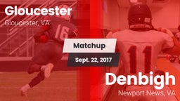 Matchup: Gloucester vs. Denbigh  2017