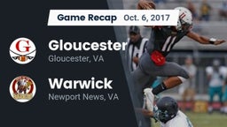 Recap: Gloucester  vs. Warwick  2017