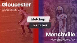 Matchup: Gloucester vs. Menchville  2017