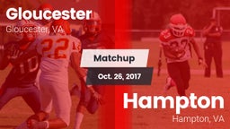 Matchup: Gloucester vs. Hampton  2017