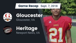 Recap: Gloucester  vs. Heritage  2018