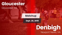 Matchup: Gloucester vs. Denbigh  2018