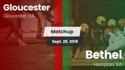 Matchup: Gloucester vs. Bethel  2018