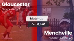 Matchup: Gloucester vs. Menchville  2018