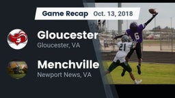 Recap: Gloucester  vs. Menchville  2018