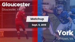 Matchup: Gloucester vs. York  2019