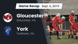 Recap: Gloucester  vs. York  2019