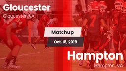 Matchup: Gloucester vs. Hampton  2019