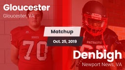 Matchup: Gloucester vs. Denbigh  2019
