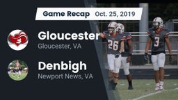 Recap: Gloucester  vs. Denbigh  2019
