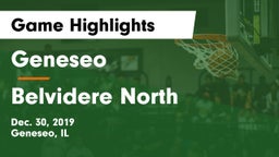 Geneseo  vs Belvidere North  Game Highlights - Dec. 30, 2019