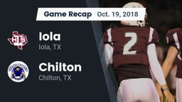 Recap: Iola  vs. Chilton  2018