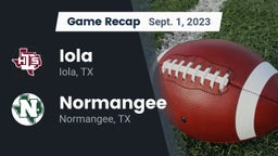 Recap: Iola  vs. Normangee  2023