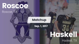 Matchup: Roscoe vs. Haskell  2017