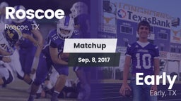 Matchup: Roscoe vs. Early  2017