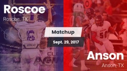 Matchup: Roscoe vs. Anson  2017