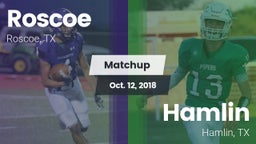 Matchup: Roscoe vs. Hamlin  2018