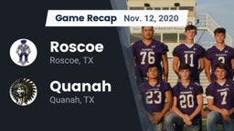 Recap: Roscoe  vs. Quanah  2020