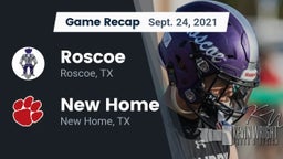 Recap: Roscoe  vs. New Home  2021