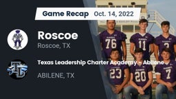 Recap: Roscoe  vs. Texas Leadership Charter Academy - Abilene 2022