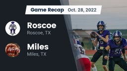 Recap: Roscoe  vs. Miles  2022