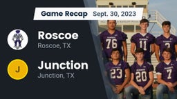 Recap: Roscoe  vs. Junction  2023
