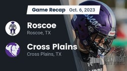 Recap: Roscoe  vs. Cross Plains  2023