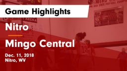Nitro  vs Mingo Central Game Highlights - Dec. 11, 2018