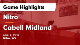Nitro  vs Cabell Midland  Game Highlights - Jan. 7, 2019
