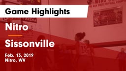 Nitro  vs Sissonville  Game Highlights - Feb. 13, 2019