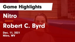 Nitro  vs Robert C. Byrd  Game Highlights - Dec. 11, 2021