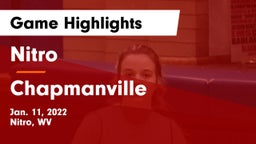 Nitro  vs Chapmanville  Game Highlights - Jan. 11, 2022