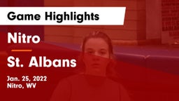 Nitro  vs St. Albans  Game Highlights - Jan. 25, 2022