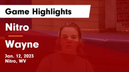 Nitro  vs Wayne  Game Highlights - Jan. 12, 2023
