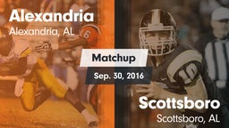 Matchup: Alexandria vs. Scottsboro  2016