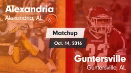 Matchup: Alexandria vs. Guntersville  2016
