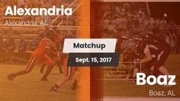 Matchup: Alexandria vs. Boaz  2017
